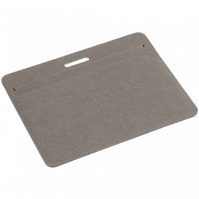Чехол для карточки Devon, серый с логотипом  заказать по выгодной цене в кибермаркете AvroraStore