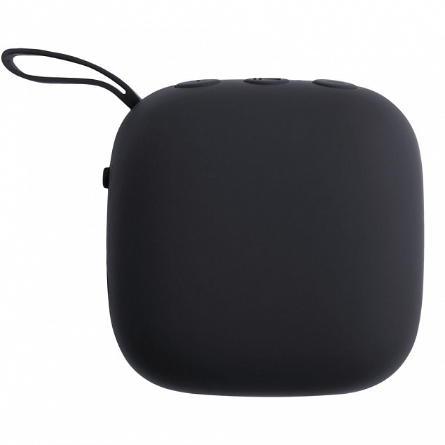Беспроводная колонка Chubby, черная с логотипом  заказать по выгодной цене в кибермаркете AvroraStore