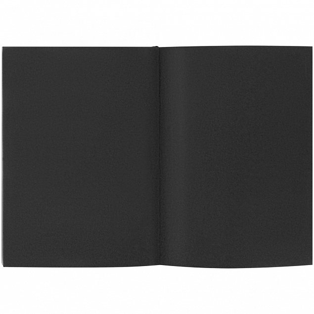Ежедневник Flat, недатированный, черный с логотипом  заказать по выгодной цене в кибермаркете AvroraStore