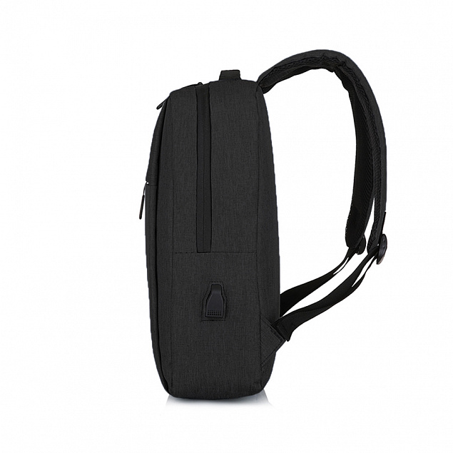 Рюкзак "Lifestyle" - Черный AA с логотипом  заказать по выгодной цене в кибермаркете AvroraStore