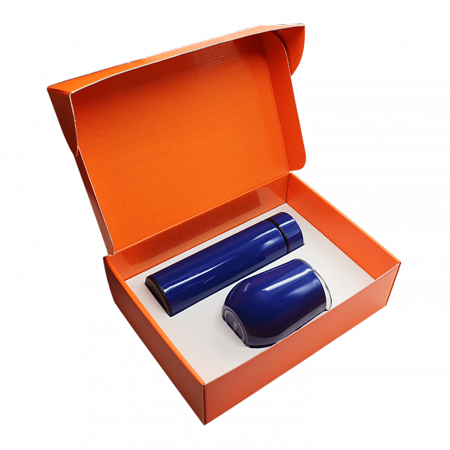 Набор Hot Box C orange W (синий) с логотипом  заказать по выгодной цене в кибермаркете AvroraStore