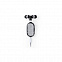 Набор подарочный SILENT-ZONE: бизнес-блокнот, ручка, наушники, коробка, стружка, бело-черный с логотипом  заказать по выгодной цене в кибермаркете AvroraStore