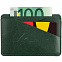 Чехол для карточек inStream, зеленый с логотипом  заказать по выгодной цене в кибермаркете AvroraStore