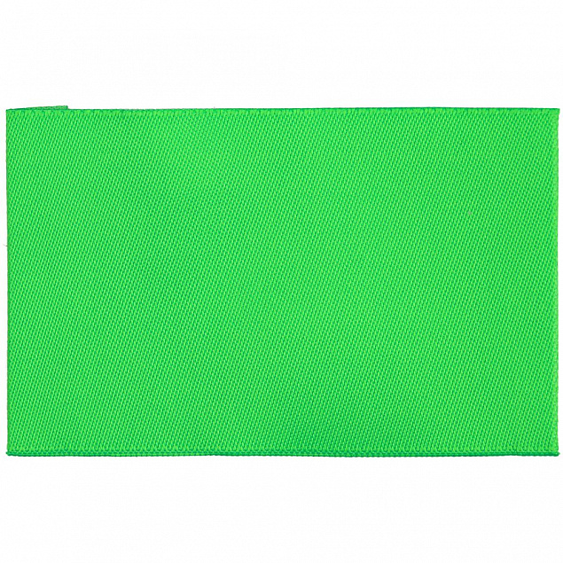 Лейбл тканевый Epsilon, XL, зеленый неон с логотипом  заказать по выгодной цене в кибермаркете AvroraStore
