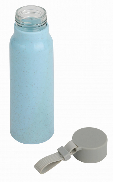 Бутылка для питья стеклянная ECO DRINK, синяя с логотипом  заказать по выгодной цене в кибермаркете AvroraStore