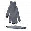 Перчатки сенсорные ZELAND, Пестрый серый с логотипом  заказать по выгодной цене в кибермаркете AvroraStore