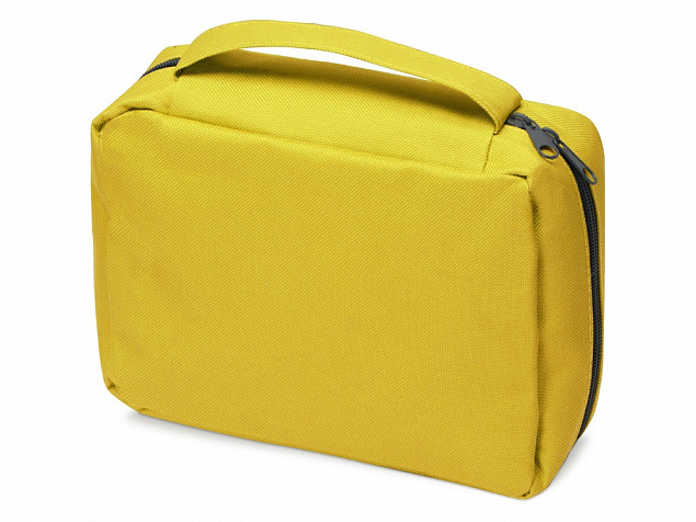 Несессер для путешествий Promo , желтый с логотипом  заказать по выгодной цене в кибермаркете AvroraStore