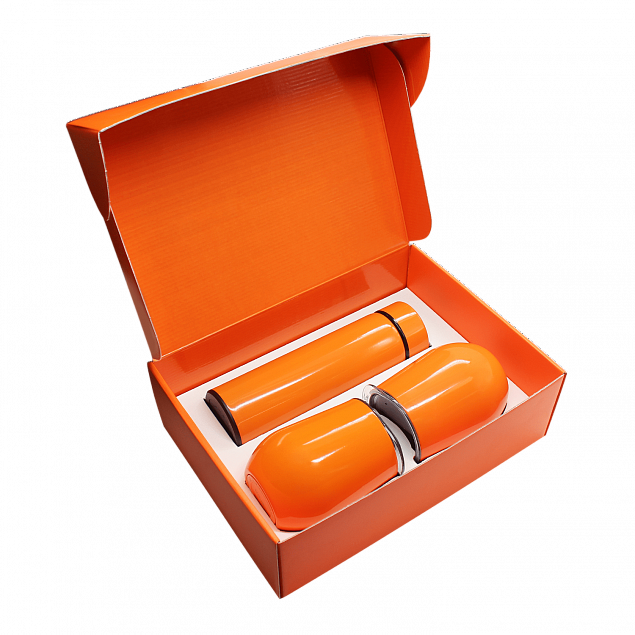 Набор Hot Box C2 W, оранжевый с логотипом  заказать по выгодной цене в кибермаркете AvroraStore