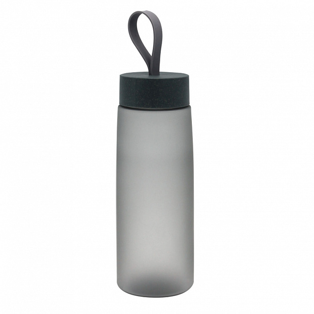 Бутылка для воды Flappy - Серый CC с логотипом  заказать по выгодной цене в кибермаркете AvroraStore