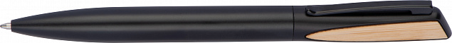 Шариковая ручка , чёрная с логотипом  заказать по выгодной цене в кибермаркете AvroraStore