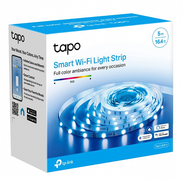 Умная светодиодная лента Tapo L900-5 с логотипом  заказать по выгодной цене в кибермаркете AvroraStore