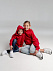 Толстовка детская Stellar Kids, красная с логотипом  заказать по выгодной цене в кибермаркете AvroraStore