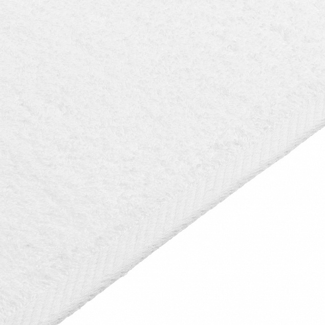 Полотенце Odelle, большое, белое с логотипом  заказать по выгодной цене в кибермаркете AvroraStore