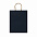 Пакет бумажный ROBLE, Черный с логотипом  заказать по выгодной цене в кибермаркете AvroraStore