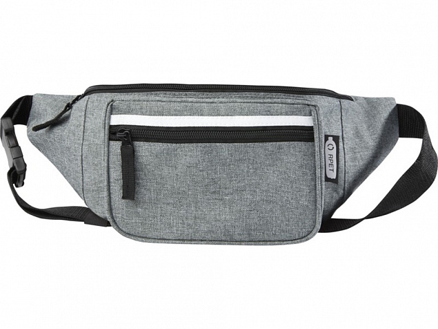 Journey Поясная сумка, серый яркий с логотипом  заказать по выгодной цене в кибермаркете AvroraStore