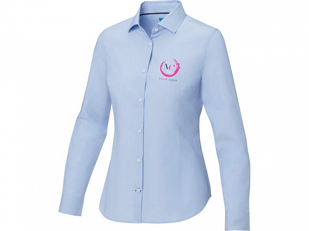 Рубашка «Cuprite» женская с логотипом  заказать по выгодной цене в кибермаркете AvroraStore