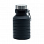 Спортивная бутылка для воды Makalu 550 мл, черная с логотипом  заказать по выгодной цене в кибермаркете AvroraStore