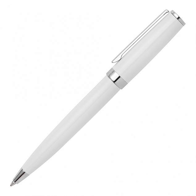 Шариковая ручка Gear Icon, белая с логотипом  заказать по выгодной цене в кибермаркете AvroraStore