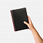 Ежедневник Portobello Trend, Vista, недатированный, черный/красный с логотипом  заказать по выгодной цене в кибермаркете AvroraStore