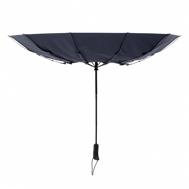 Зонт складной Levante, синий с логотипом  заказать по выгодной цене в кибермаркете AvroraStore