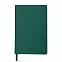 Бизнес-блокнот SIMPLY FLEX, А5,  зеленый, кремовый блок, в клетку с логотипом  заказать по выгодной цене в кибермаркете AvroraStore
