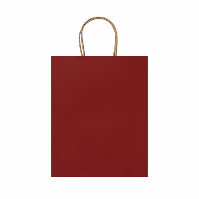 Пакет бумажный ARCE, Красный с логотипом  заказать по выгодной цене в кибермаркете AvroraStore