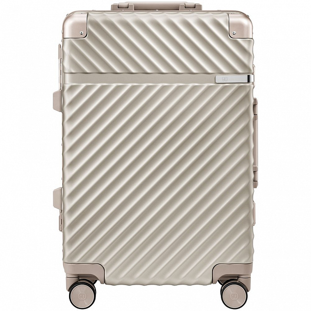 Чемодан Aluminum Frame PC Luggage V1, золотистый с логотипом  заказать по выгодной цене в кибермаркете AvroraStore