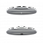Беспроводное зарядное устройство Atomic с LED подсветкой (серый) с логотипом  заказать по выгодной цене в кибермаркете AvroraStore