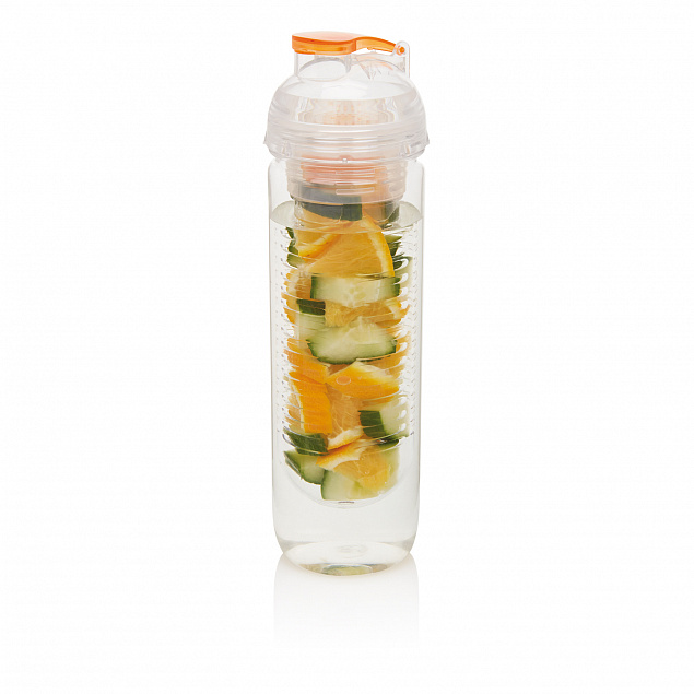 Бутылка для воды с контейнером для фруктов, 500 мл с логотипом  заказать по выгодной цене в кибермаркете AvroraStore