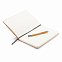 Блокнот Cork на резинке с бамбуковой ручкой-стилус, А5 с логотипом  заказать по выгодной цене в кибермаркете AvroraStore