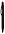 Ручка шариковая Raven (черная с красным) с логотипом  заказать по выгодной цене в кибермаркете AvroraStore
