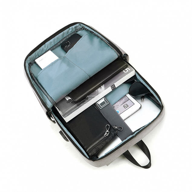 Рюкзак Befit - Серый CC с логотипом  заказать по выгодной цене в кибермаркете AvroraStore