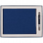 Набор Flat Maxi, синий с логотипом  заказать по выгодной цене в кибермаркете AvroraStore