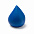 Каплевидный антистресс DONA, Королевский синий с логотипом  заказать по выгодной цене в кибермаркете AvroraStore