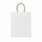 Пакет бумажный ARCE, Белый с логотипом  заказать по выгодной цене в кибермаркете AvroraStore