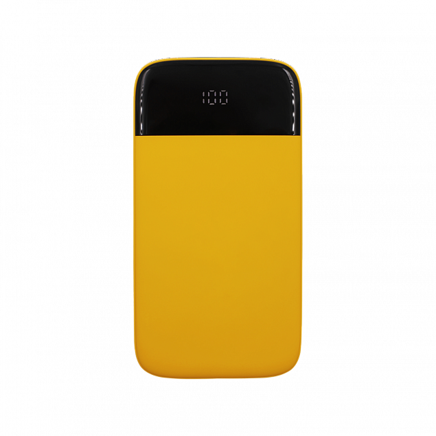 Внешний аккумулятор Bplanner Power 3 ST, софт-тач, 10000 mAh (Желтый) с логотипом  заказать по выгодной цене в кибермаркете AvroraStore