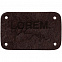 Лейбл кожаный Beta, S, коричневый с логотипом  заказать по выгодной цене в кибермаркете AvroraStore
