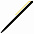 Карандаш GrafeeX в чехле, черный с желтым с логотипом  заказать по выгодной цене в кибермаркете AvroraStore