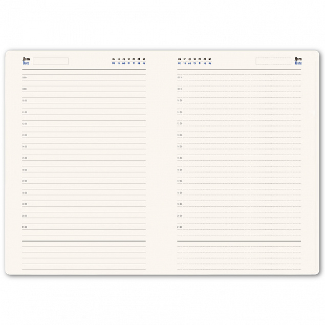 Ежедневник недатированный Linnie, А5, серый, кремовый блок с логотипом  заказать по выгодной цене в кибермаркете AvroraStore