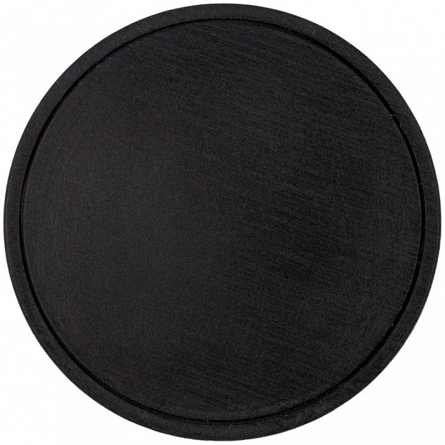 Лейбл из ПВХ Dzeta Round, M черный с логотипом  заказать по выгодной цене в кибермаркете AvroraStore