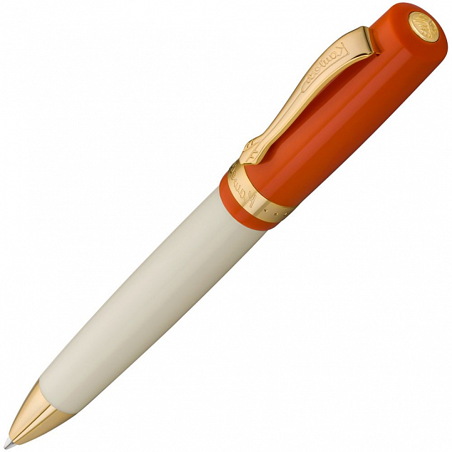 Ручка шариковая Student 70`s Soul, оранжевая с логотипом  заказать по выгодной цене в кибермаркете AvroraStore