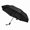 Зонт складной Atlanta, черный с логотипом  заказать по выгодной цене в кибермаркете AvroraStore