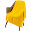 Плед Marea, желтый с логотипом  заказать по выгодной цене в кибермаркете AvroraStore