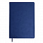 Ежедневник недатированный Bliss, А4,  темно-синий, белый блок, без обреза с логотипом  заказать по выгодной цене в кибермаркете AvroraStore