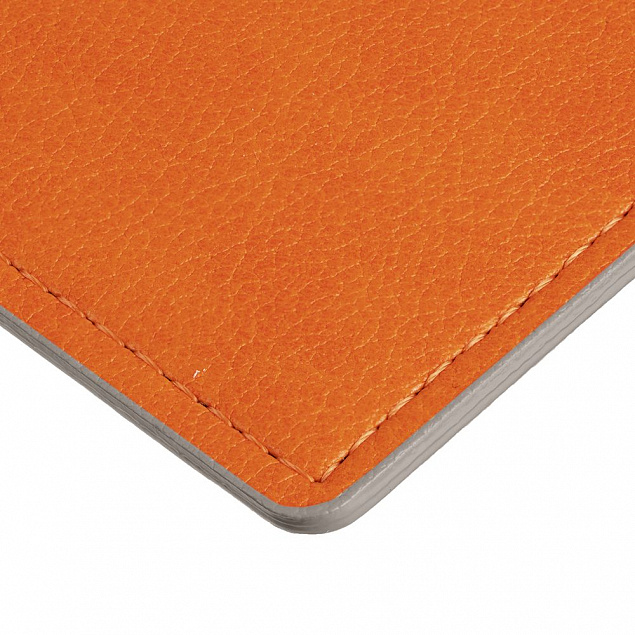 Обложка для паспорта Petrus, оранжевая с логотипом  заказать по выгодной цене в кибермаркете AvroraStore