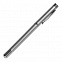 Шариковая ручка, серебристая с логотипом  заказать по выгодной цене в кибермаркете AvroraStore