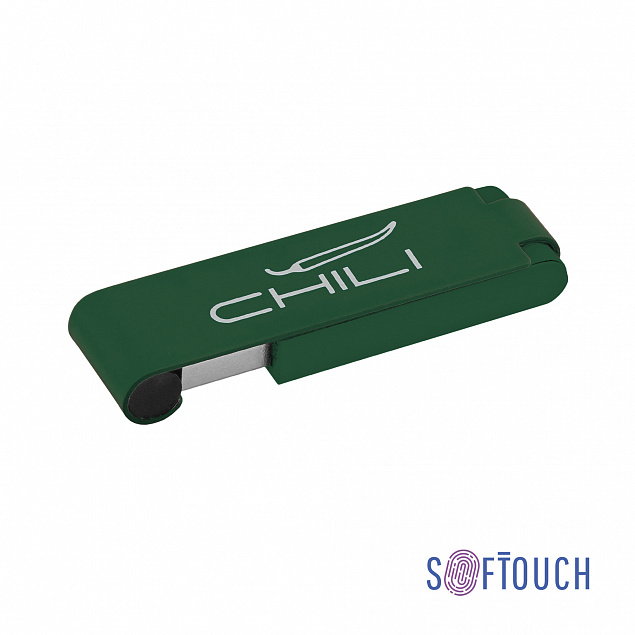 Флеш-карта "Case" 8GB, покрытие soft touch с логотипом  заказать по выгодной цене в кибермаркете AvroraStore