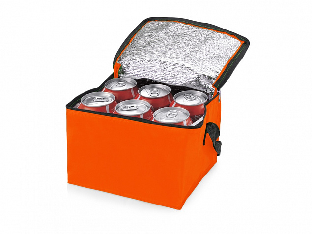 Сумка-холодильник Ороро, оранжевый (Р) с логотипом  заказать по выгодной цене в кибермаркете AvroraStore