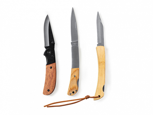 Нож складной KAIDE с логотипом  заказать по выгодной цене в кибермаркете AvroraStore