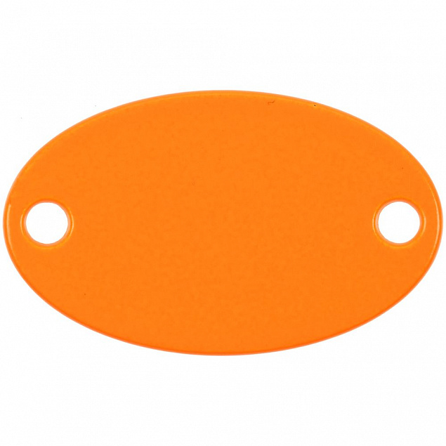 Шильдик металлический Alfa Oval, оранжевый неон с логотипом  заказать по выгодной цене в кибермаркете AvroraStore